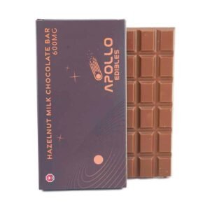 Apollo Edible Chocolates – Hazelnut Milk Chocolate Bar – 600MG THC