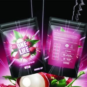 One Life Edibles – Lychee Gummy – 300mg CBD