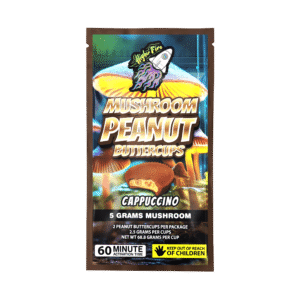 Higher Fire Extracts – Mushroom Peanut Butter Chocolate Cups – Cappuccino 5000MG