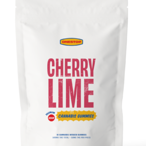 One Stop – Sour Cherry Lime THC Gummies 500mg