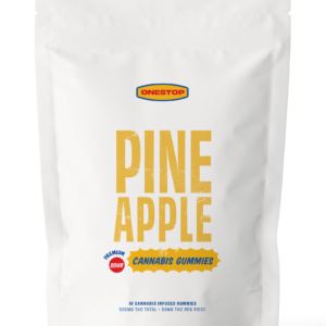 One Stop – Sour Pineapple THC Gummies 500mg