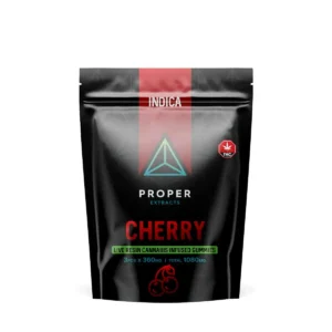 Proper Extracts Edibles – Triangles 1080mg Live Resin Gummies – Cherry