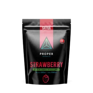Proper Extracts Edibles – Triangles 1080mg Live Resin Gummies – Strawberry