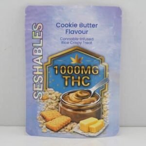 Seshables Rice Crispy – Cookie Butter 1000mg THC