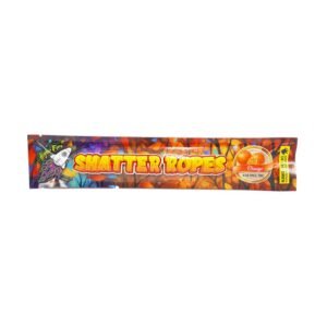 Higher Fire Extracts – Shatter Ropes – Orange 650MG THC