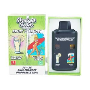 Straight Goods – Dual Chamber Vape – Lemonade + Cali Kush (3G + 3G)