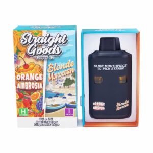 Straight Goods – Dual Chamber Vape – Orange Ambrosia + Blonde Moroccan (3G + 3G)