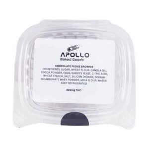 Apollo Baked Goods – Chocolate Fudge Brownie – 300mg THC