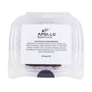 Apollo Baked Goods – Chocolate Fudge Brownie – 600mg THC