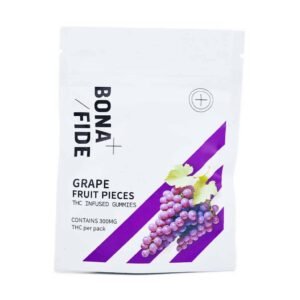 Bonafide –  Grape Fruit Pieces 300mg THC