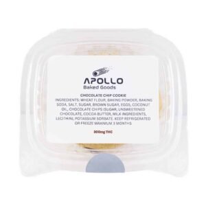 Apollo Baked Goods – Chocolate Chip Cookies – 300mg THC