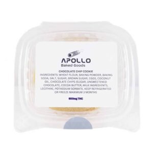Apollo Baked Goods – Chocolate Chip Cookies – 600mg THC