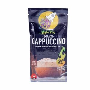 Higher Fire Extracts – Bubble Hash Chocolate Bar – Cappuccino 2000mg THC
