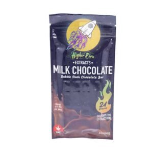 Higher Fire Extracts – Bubble Hash Chocolate Bar – Milk 1000mg THC