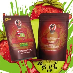 Mama Anne’s Edibles – Strawberry Kiwi Gummy – 1500mg THC