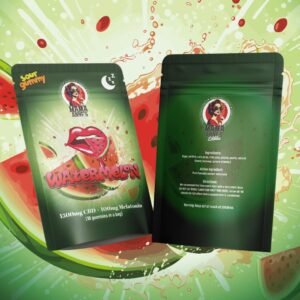 Mama Anne’s Edibles – Watermelon Gummy – 1500mg CBD + Melatonin (Sleep Gummy)