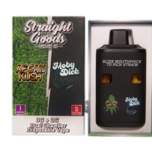 Straight Goods – Dual Chamber Vape – Afghan Kush + Moby Dick (3G + 3G)