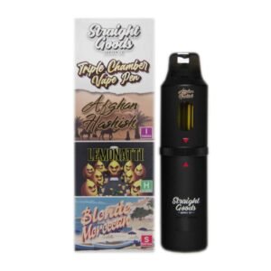 Straight Goods – Triple Chamber Vape – Afghan Hashish + Lemonatti + Blonde Moroccan (3 Grams + 3 Grams + 3 Gram)