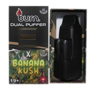 Burn Extracts – Dual 3 Gram Puffer – Chocolope x Banana Kush (3 Grams + 3 Gram)