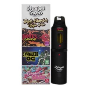 Straight Goods – Triple Chamber Vape – Dante’s Inferno + Skywalker OG + Ice Cream Cake (3 Grams + 3 Grams + 3 Gram)