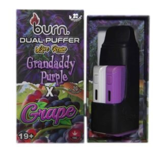 Burn Extracts – Dual Puffer – Live Resin Grandaddy Purple x Grape (2 Grams + 2 Gram)