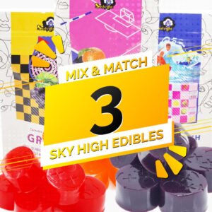Sky High Edibles – Mix and Match – 3 Pack