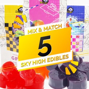 Sky High Edibles – Mix and Match – 5 Pack