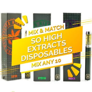 So High Extracts THC Distillate Disposable Pen – Mix and Match 10