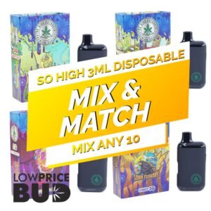 So High Extracts Disposable 3ML – Mix and Match 10