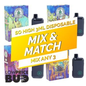 So High Extracts Disposable 3ML – Mix and Match 3
