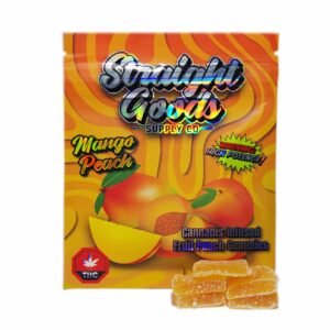 Straight Goods Edibles – Mango Peach (500mg THC)