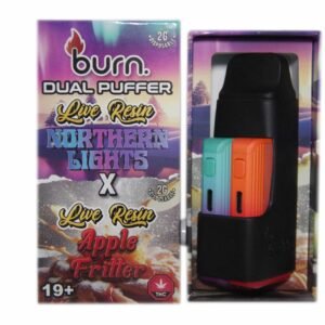 Burn Extracts – Dual 2 Gram Puffer – Live Resin Northern Lights x Live Resin Apple Fritter (2 Grams + 2 Gram)