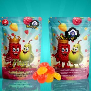 Sky High Edibles – Pear + Royal Raspberry Gummy 3000mg THC