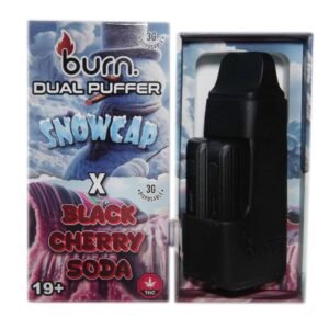 Burn Extracts – Dual 3 Gram Puffer – Snowcap x Black Cherry Soda (3 Grams + 3 Gram)