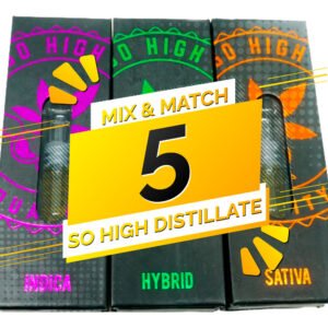 So High Extracts THC Distillate Mix and Match – 5