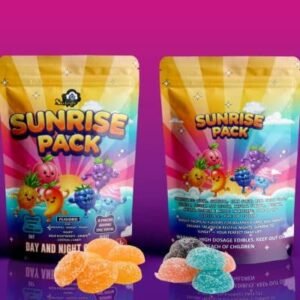 Sky High Edibles – Day and Night Gummies – Sunrise Pack (900mg THC : 300mg CBD)